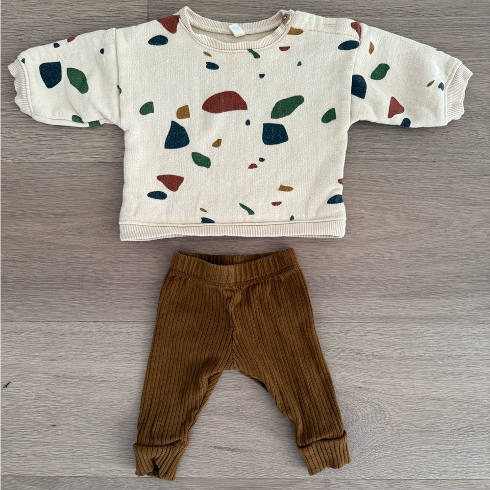 Patterned Cream Kids Sweater